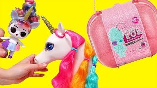 LOL Dolls Unicorn L.O.L. Bigger Surprise ! SWTAD Fun Pretend Play with Toys for Kids