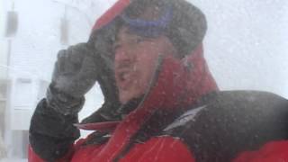 INSANE !! Worlds Worst Weather on Mt. Washington's Summit !! Winds up to 100 !!!