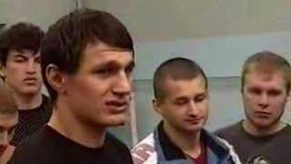 Magomed Magomedov training in Kombat
