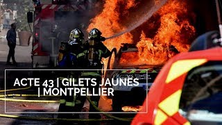 [ACTE 43 GILETS JAUNES]  | MONTPELLIER BLACKS BLOCKS VS CRS | GUERILLA URBAINE