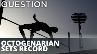 Octogenarian pole vaulter sets wild national record