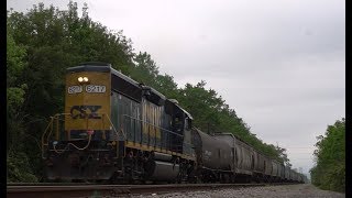 Railfanning  CSX in Indianapolis Indiana