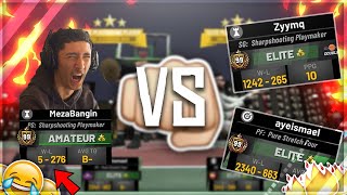 ELITE 3s thought they could drop off an amateur.... *INTENSE PARK GAMEPLAY* *NBA 2k19*