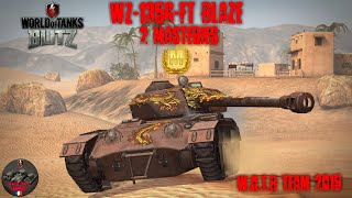 WoT Blitz - WZ-135G-FT Blaze #2 masteries (tank in shop)