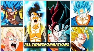 ALL TRANSFORMATIONS IN DOKKAN! February 2020 DBZ Dokkan Battle
