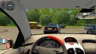 City Car Driving | Gameplay | High speed driving with 206cc [1080p]