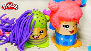 Play-Doh hair salon. Videos for kids.