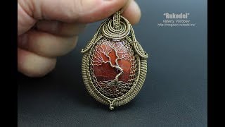 Кабошоны для изготовления кулона Древо жизни