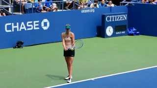 Maria Sharapova, US Open Tennis Championship, Training Session