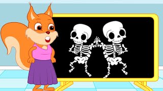 Famille d'Écureuil - Squelettes d'Halloween Animé 2023 en Français