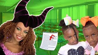 New Teacher At Toy School! Toy Teacher Maleficent