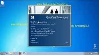 H.P-QTP ver. 11.00 Install On Windows 7 Machine - Kapil Sharma