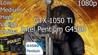 Kingdom Come Deliverance [PC] Test FPS Low/Medium/High/More with GTX 1050 Ti & Intel Pentium G4560