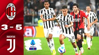 AC MILAN vs JUVENTUS (3-5) | SERIE A 2021/2022