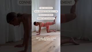Pilates booty workout #pilates #workout #shorts #fitness