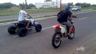 yamaha yfz 450 vs. honda cr 125