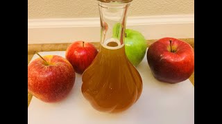 আপেল সিডার ভিনেগার রেসিপি || How to Make Apple cider vinegar with mother at home