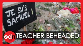 Moment Terrorist Who Beheaded Teacher Got Shot by French Police