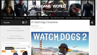 watch dog 2 save file download