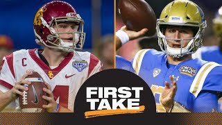 First Take debates if Browns should draft Sam Darnold or Josh Rosen | First Take | ESPN