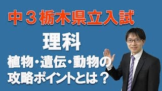 【宇都宮・塾・個別指導】栃木県立高校入試・理科の植物・遺伝・動物分野の攻略方法　コマキ進学塾