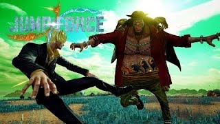 SANJI vs BARBE NOIRE GEAR SECOND vs ZORO BIJUU MODE vs ZORO JUMP FORCE