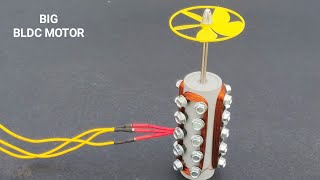 Making Big Size BLDC Motor Using Magnets And Bolts