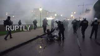 Belgium: Clashes erupt following protest against renewed COVID restrix in Brussels