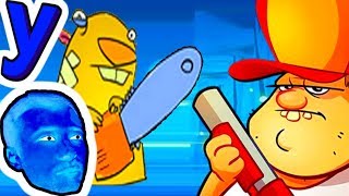 Весёлый Болотник и ПРоХоДиМеЦ Защищают Жилище! #388 ИГРА для ДЕТЕЙ - Swamp attack