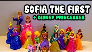 SOFIA THE FIRST "King Roland, Queen Miranda, James, Amber Disney Princess Toys