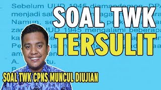 Bocoran soal TWK Tersulit sering muncul di Tes CPNS