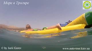 Море в Трогире. Долмация, Хорватия.