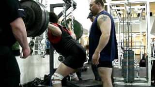 Suited Box Squat 585