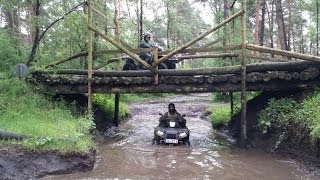 Vatertag mit Polaris Sportsman 570 Quad im Fursten Forest