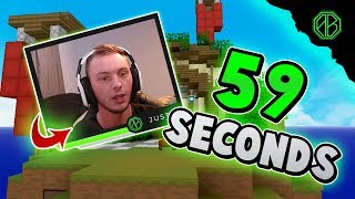 FASTEST WIN EVER! ( 59 SECONDS!!!! ) [BedWars Capture World Record]