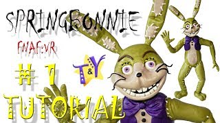 Глитч Трап ФНАФ ВР Glitch Trap Туториал 1 SpringBonnie Man FNAF VR Help wanted Tutorial 1
