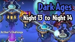 Plants vs Zombies 2 - Dark Ages Night 13 to Night 14