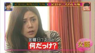 渡辺志穂出演「男脳×女脳」再現ドラマ