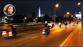Trên cầu Bình Triệu nhìn về Sài Gòn đẹp lắm #CoHaiNhoTv - Vietnam Travel