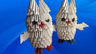 СОВА 3D. Модульное Оригами Своими Руками. Видео