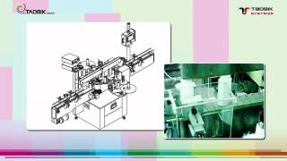 Tadbik Systems Front & Back Labeler Orientaion of Oval Containers