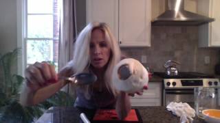 How To Scoop Coconut Meat Out Of A Thai Young Coconut