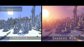 [Minecraft]- Vanilla vs Shaders Mod ||  MSI Gtx 1060 & i5 6600