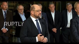 Germany: Unions decisively back Schulz after preliminary coalition talks
