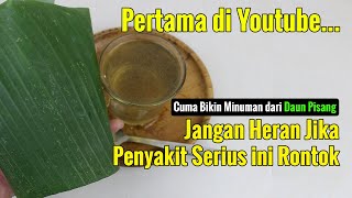 PENEMUAN TERBARU... CUMA RUTIN BIKIN MINUMAN DARI DAUN PISANG TAK DISANGKA INI YANG TERJADI