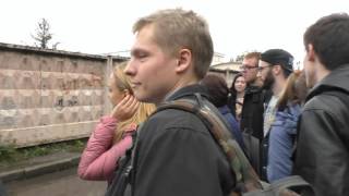 Репортаж с экзамена ГИБДД на Шоссе Революции 85