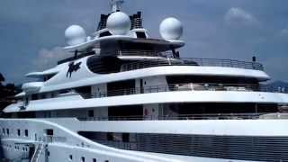 Topaz yacht 147m spotted Nice port French Riviera