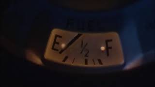 Out of gas and cranking