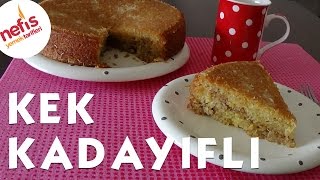 Tel Kadayıflı Şerbetli Kek Tarifi