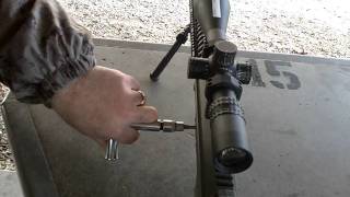 Desert Tactical Arms barrel change.